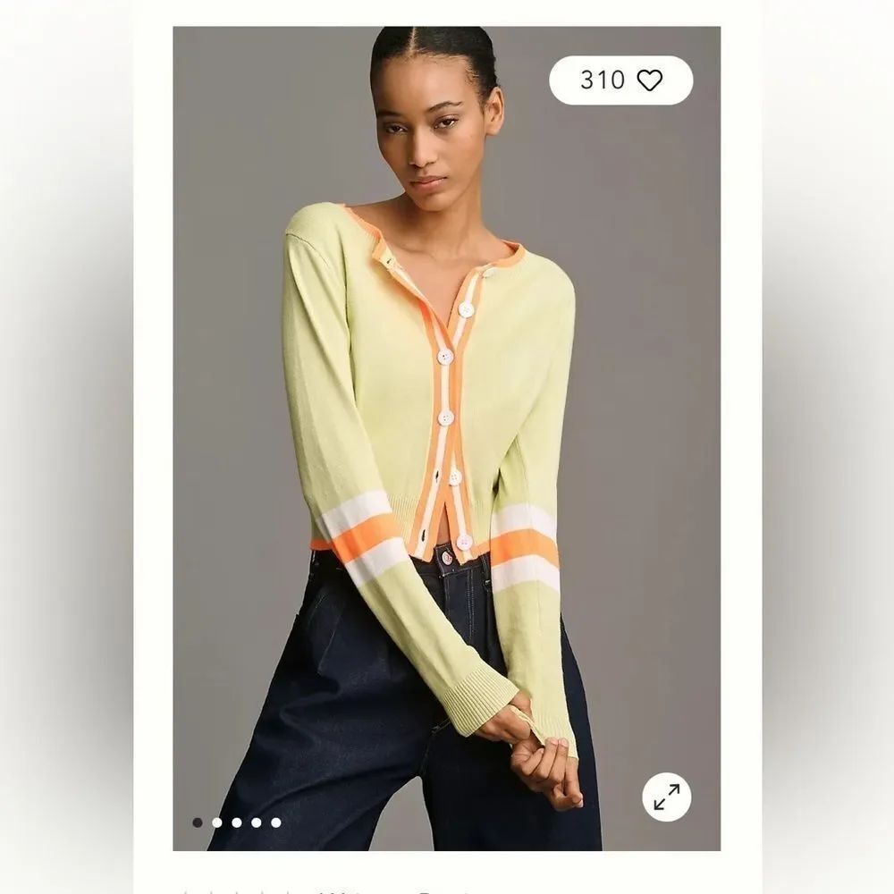 By Anthropologie Sporty Cardigan Sweater